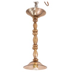 Rings Chandelier pendant light by Barovier e Toso, 1950s