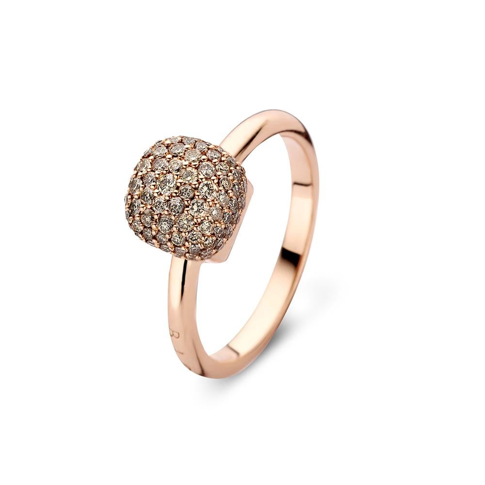 For Sale:  Set of 2 rings in 18kt Rose Gold with Natural Gemstones and Diamonds 3