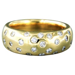 Ringset with diamonds 14k yellow gold