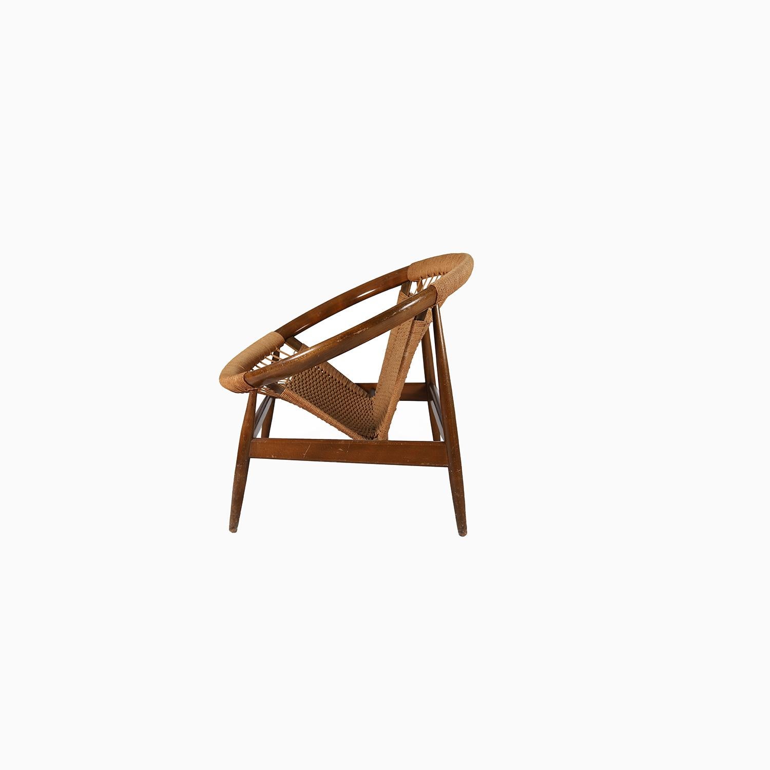 Scandinavo moderno Ringstol Lounge di Illum Wikkelso in vendita