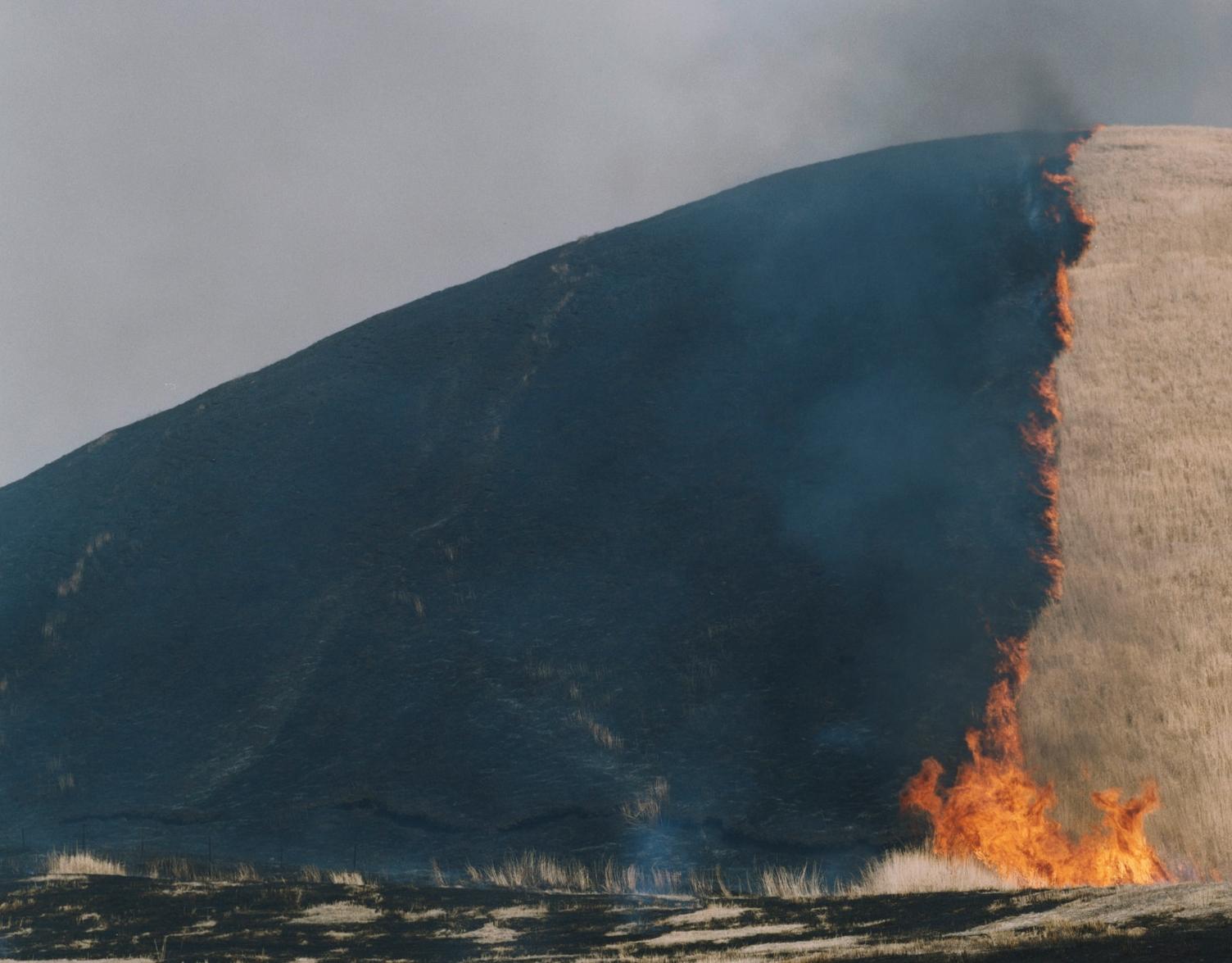 Untitled, from the series 'Ametsuchi' – Rinko Kawauchi, Landscape, Fire, Hill For Sale 2