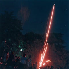 Ohne Titel, aus der Serie von 'Hanabi' - Rinko Kawauchi, Himmel, Feuerwerk, Nacht