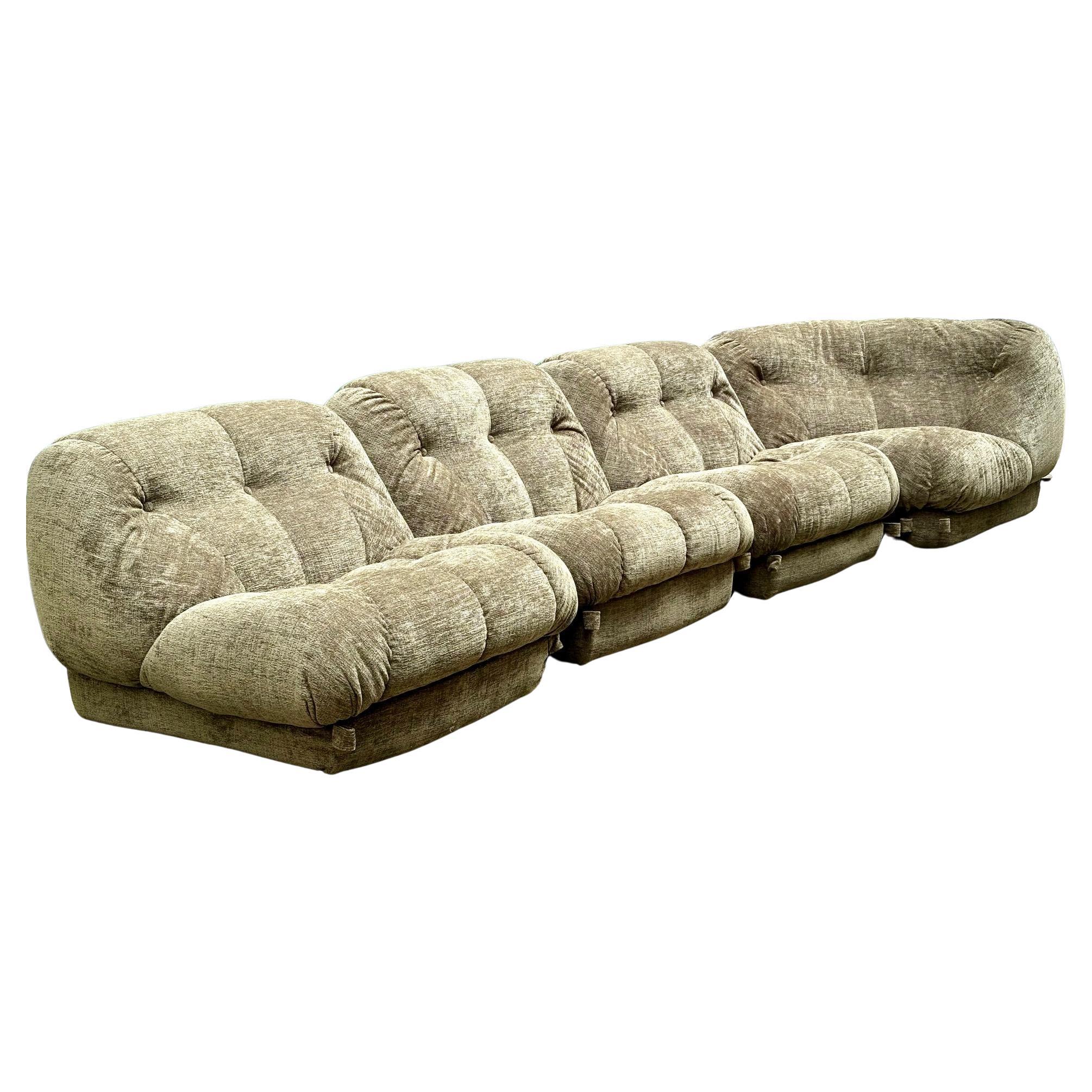 Rino Maturi Corner sofa model Nuvolone 1970