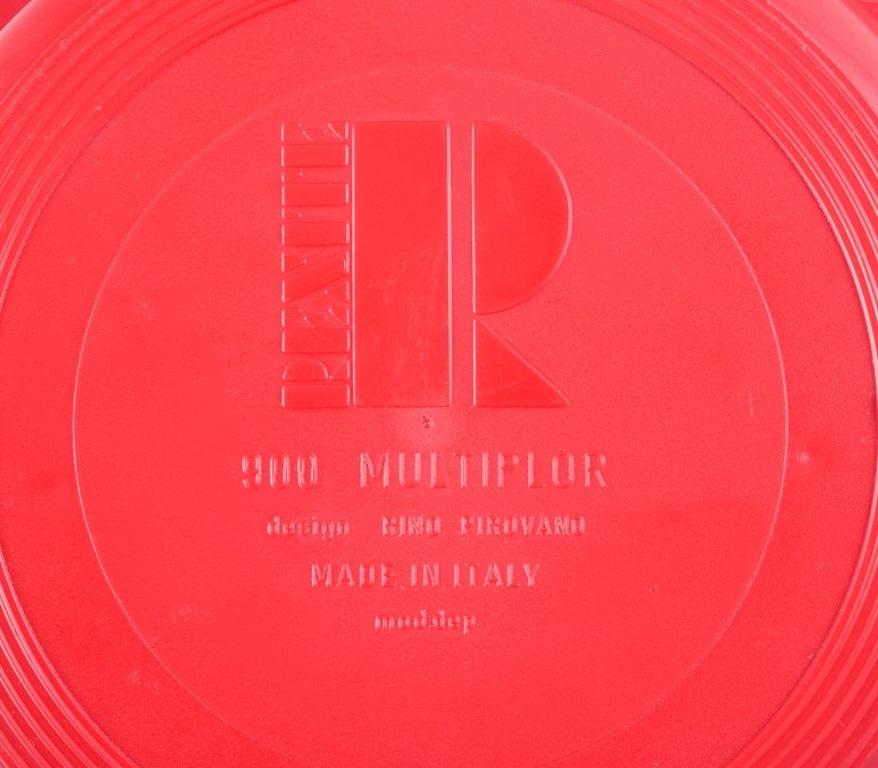 Rino Pirovano für Rexit, Italien. 900er-teiliges Set. Gefäß aus rotem Kunststoff im Angebot 1
