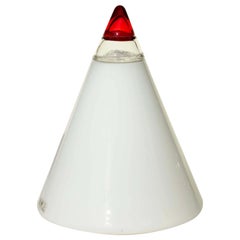 "Rio" by Toso for Leucos Italian Design Murano Glass Table Lamp, Large Size