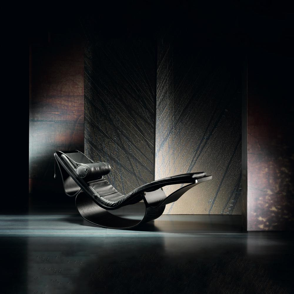 Modern 'Rio' Rocking Chaise Lounge by Oscar Niemeyer for Fasem International, Signed For Sale