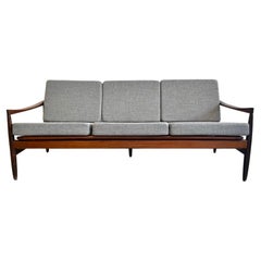 Rio Rosewood 3 Seater Sofa by Kai Kristiansen, Skive Møbelfabrik, Denmark 1950s