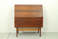 Rio Rosewood Drop Front Secretary Desk by Arne Wahl Iversen for Vinde Mobelfabri