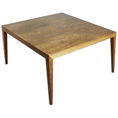 Rio Rosewood Large Coffee Table by Severin Hansen for Haslev Møbelfabrik, 1960s