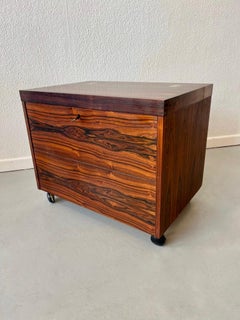 Rio Rosewood Vintage Cube Bar by Rolf Hesland for Bruksbo, Norway 1960s