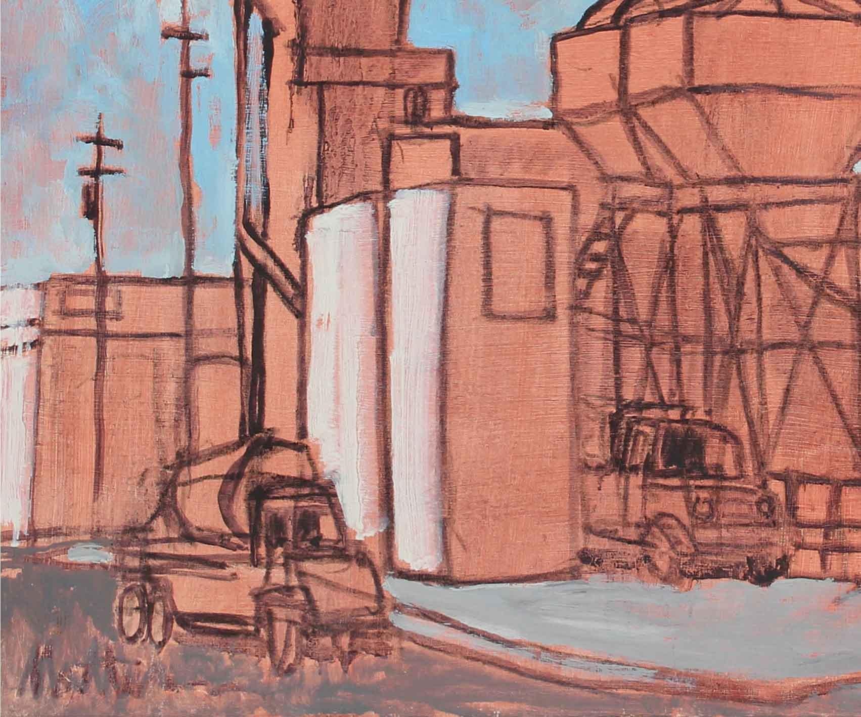 industrial landscape painting