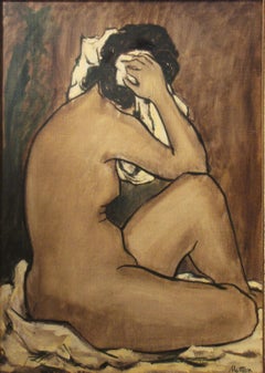 Nude Drying Her Hair