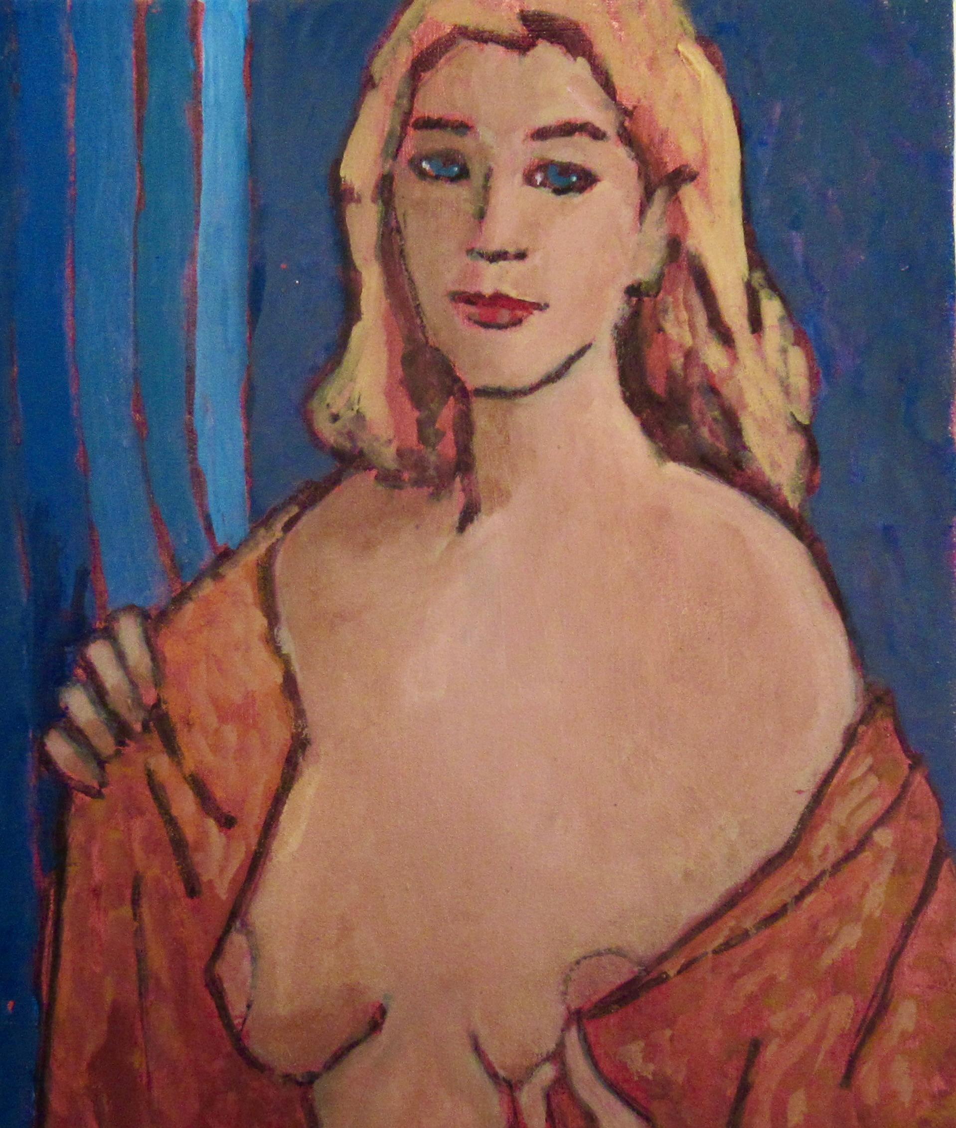 Nudo - Painting Impressionismo americano di Rip Matteson