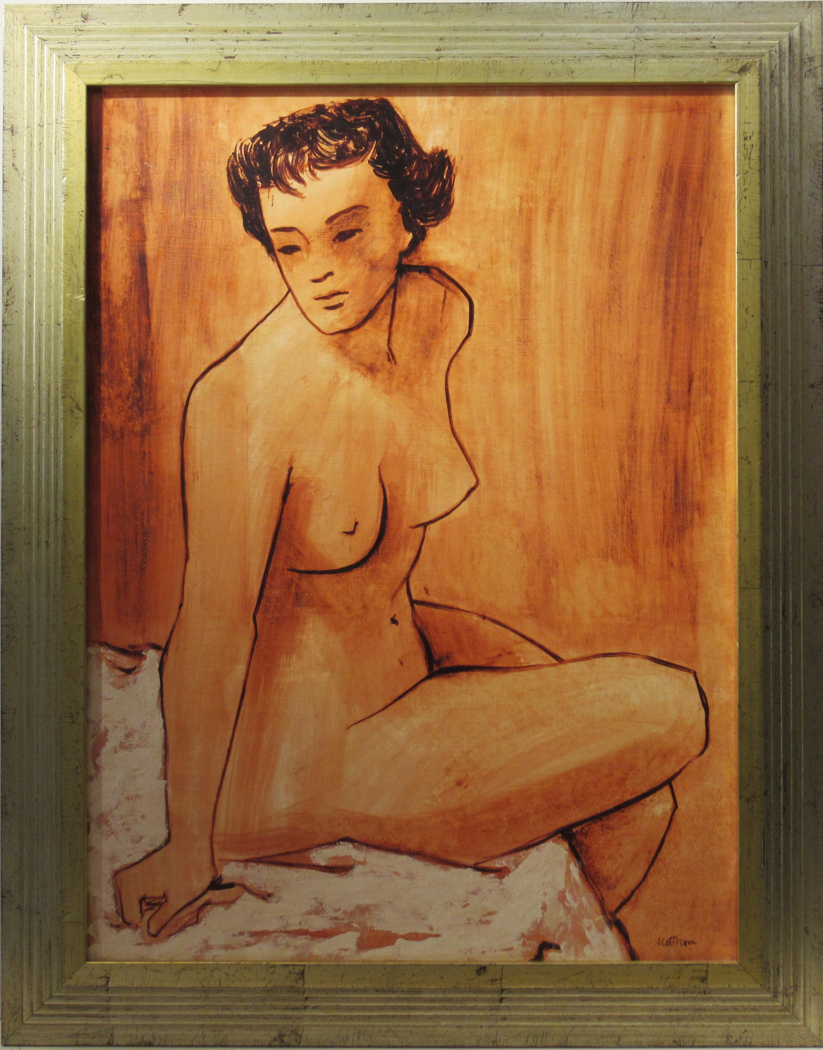Nude Painting di Rip Matteson - Nudo