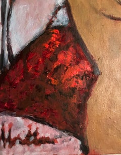"Slumberline" Female Nude Oil Painting Rip Matteson 2006-2007