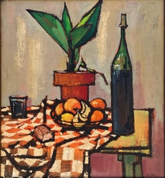 Still Life with Wine Bottle