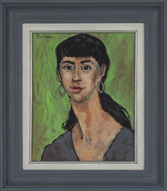 "Thoughtful" Late 20th Century Oil