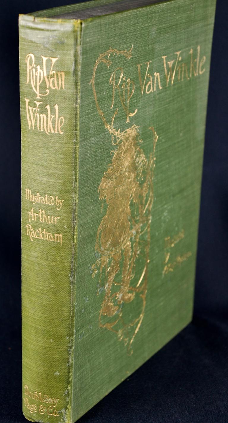Rip Van Winkle di Washington Irving e illustrato da Arthur Rackham in vendita 2