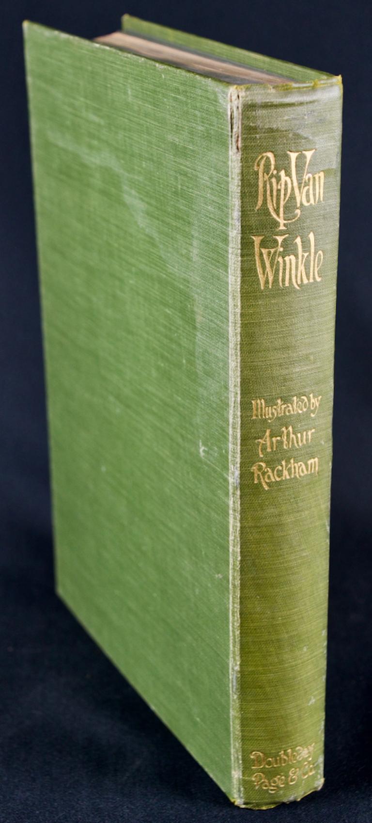 Rip Van Winkle di Washington Irving e illustrato da Arthur Rackham in vendita 3