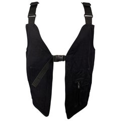 RIP VAN WINKLE Size One Size Black Canvas Worker Vest