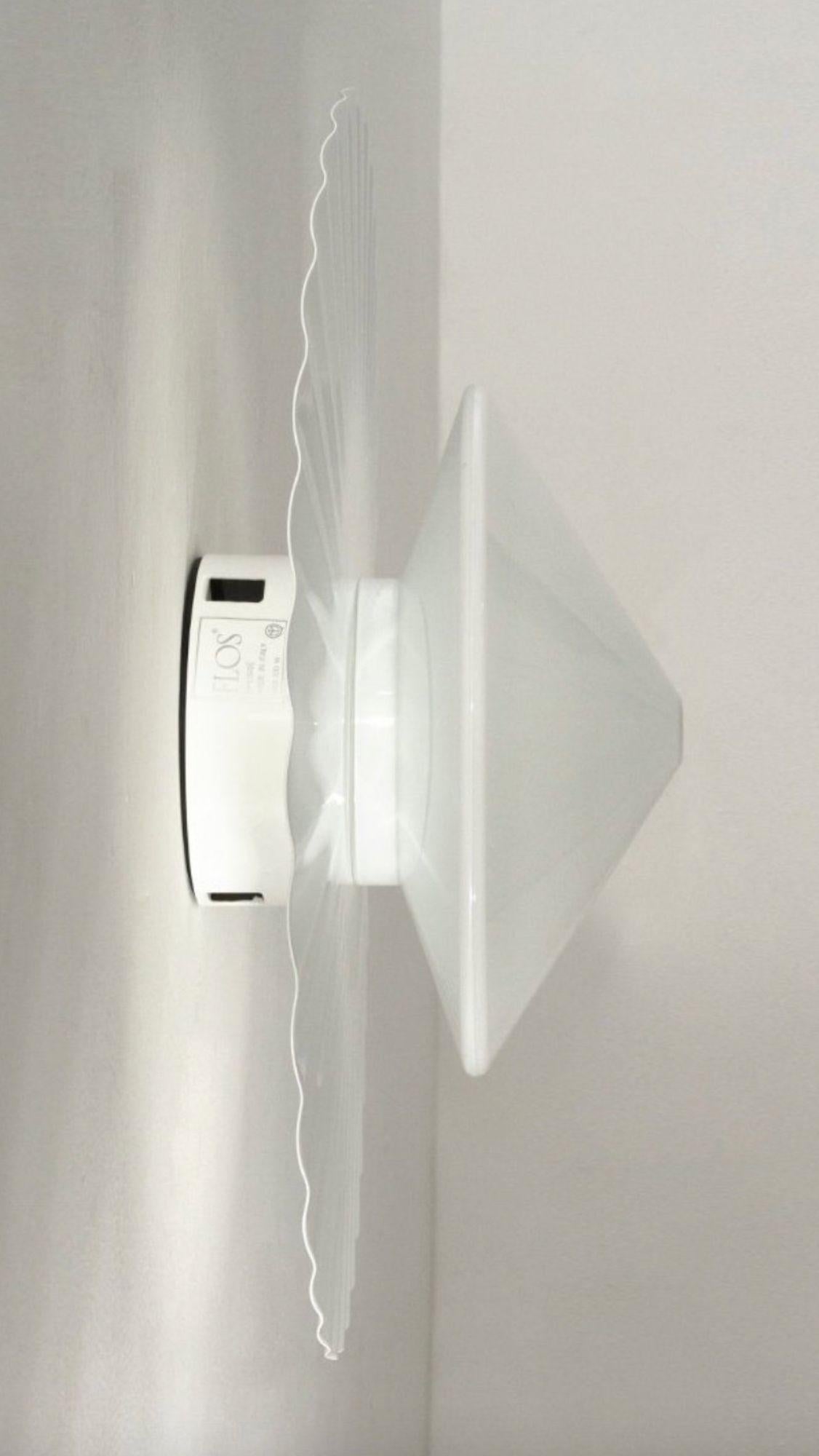 AppliquesRiplisse conçues par Achille et Pier Giacomo Castiglioni. Fabriqué par Flos. Bon état - En vente à Los Angeles, CA