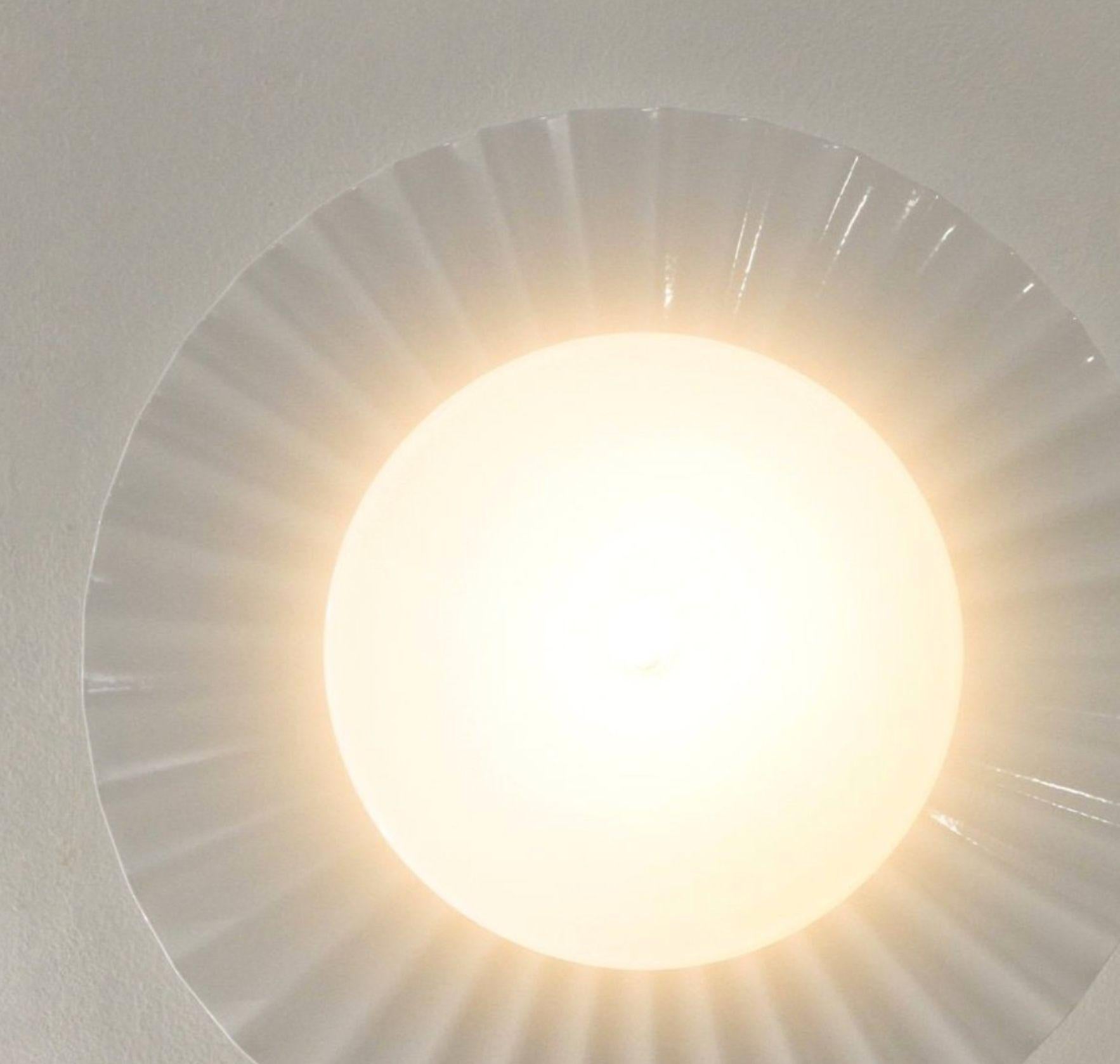 Fin du 20e siècle AppliquesRiplisse conçues par Achille et Pier Giacomo Castiglioni. Fabriqué par Flos. en vente
