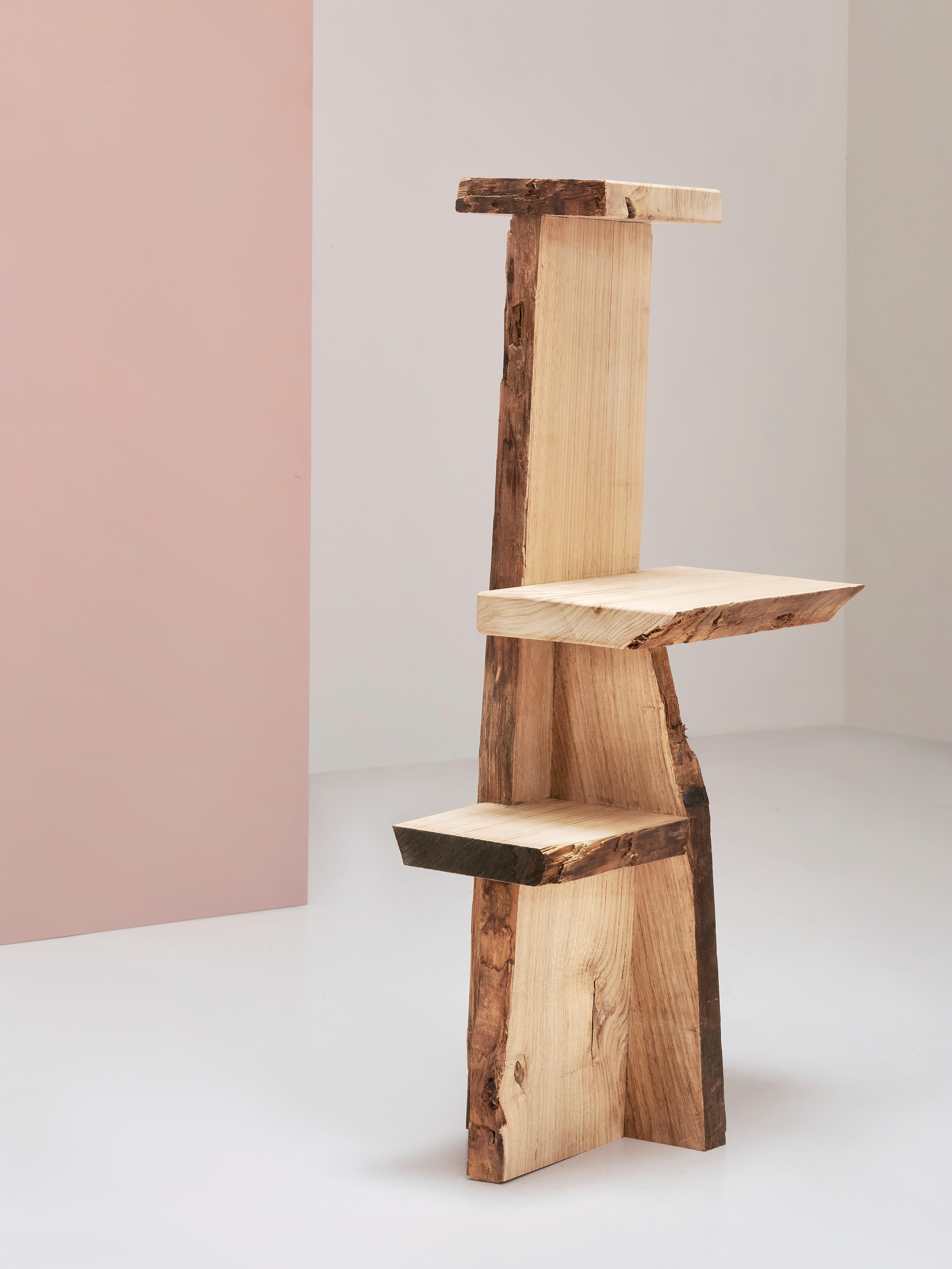 Ripped Wood Tripple Podium by Willem Van Hooff
Handmade
Dimensions: W 45 x H 110 cm (Dimensions may vary as pieces are hand-made and might present slight variations in sizes)
Materials: Wood.


Willem van Hooff is a designer based in Eindhoven.
He