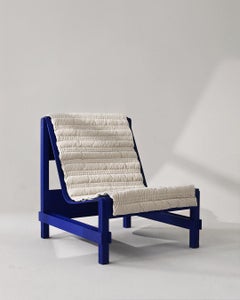 Ripple Armchair Reflecting Contemporary and Modern with Turkish Quilting in Blue