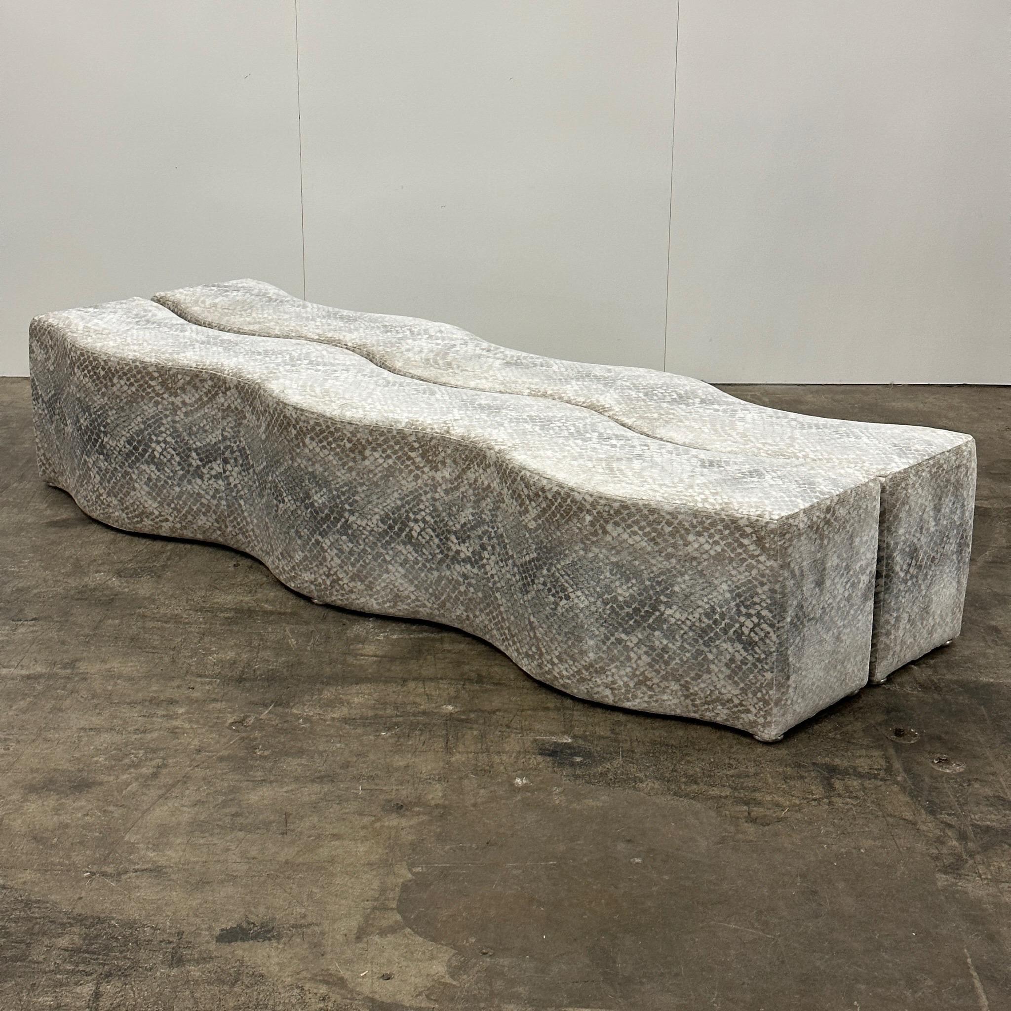 American Ripple Bench by Laurinda Spear for Brayton International For Sale