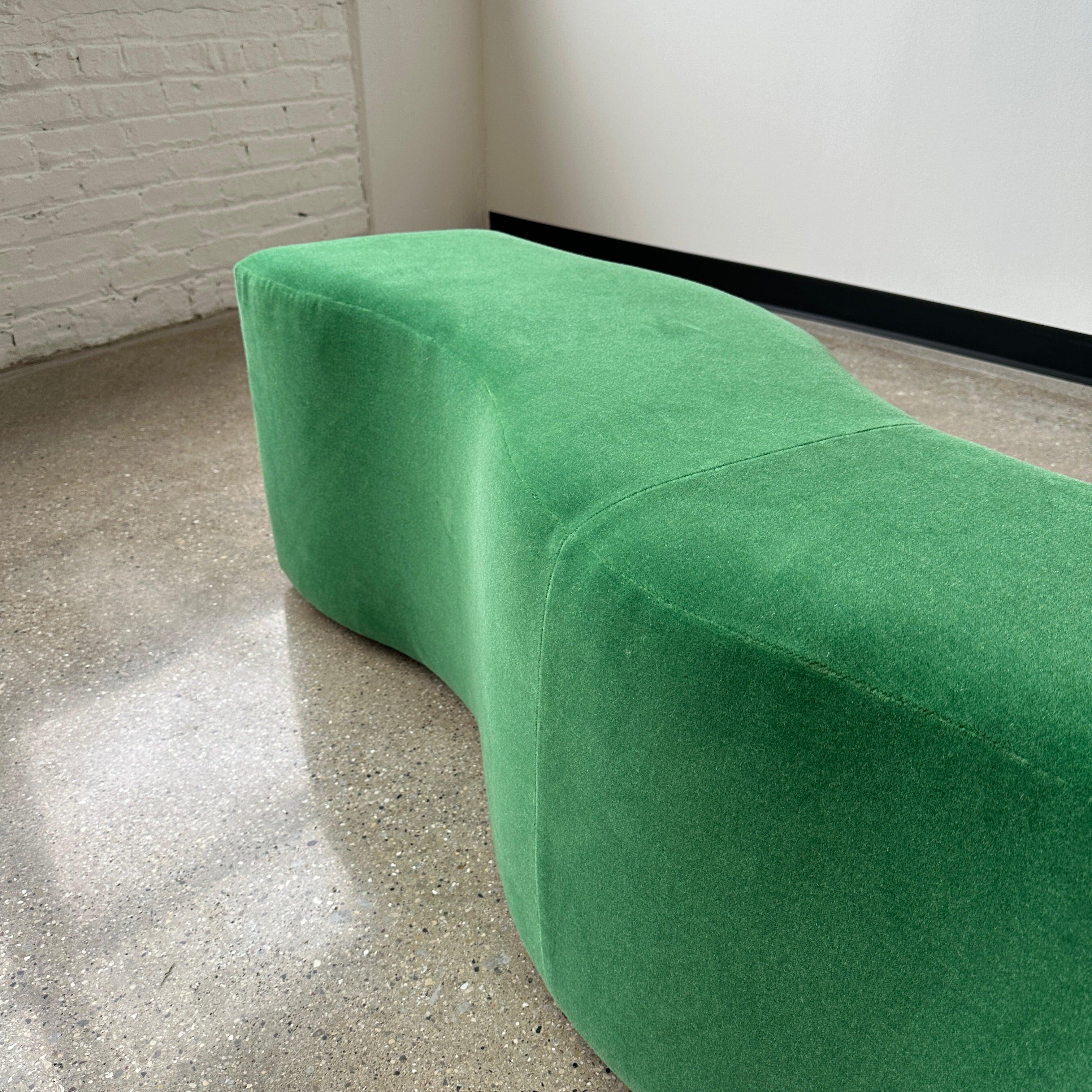 Post-Modern Ripple Bench by Laurinda Spear For Sale