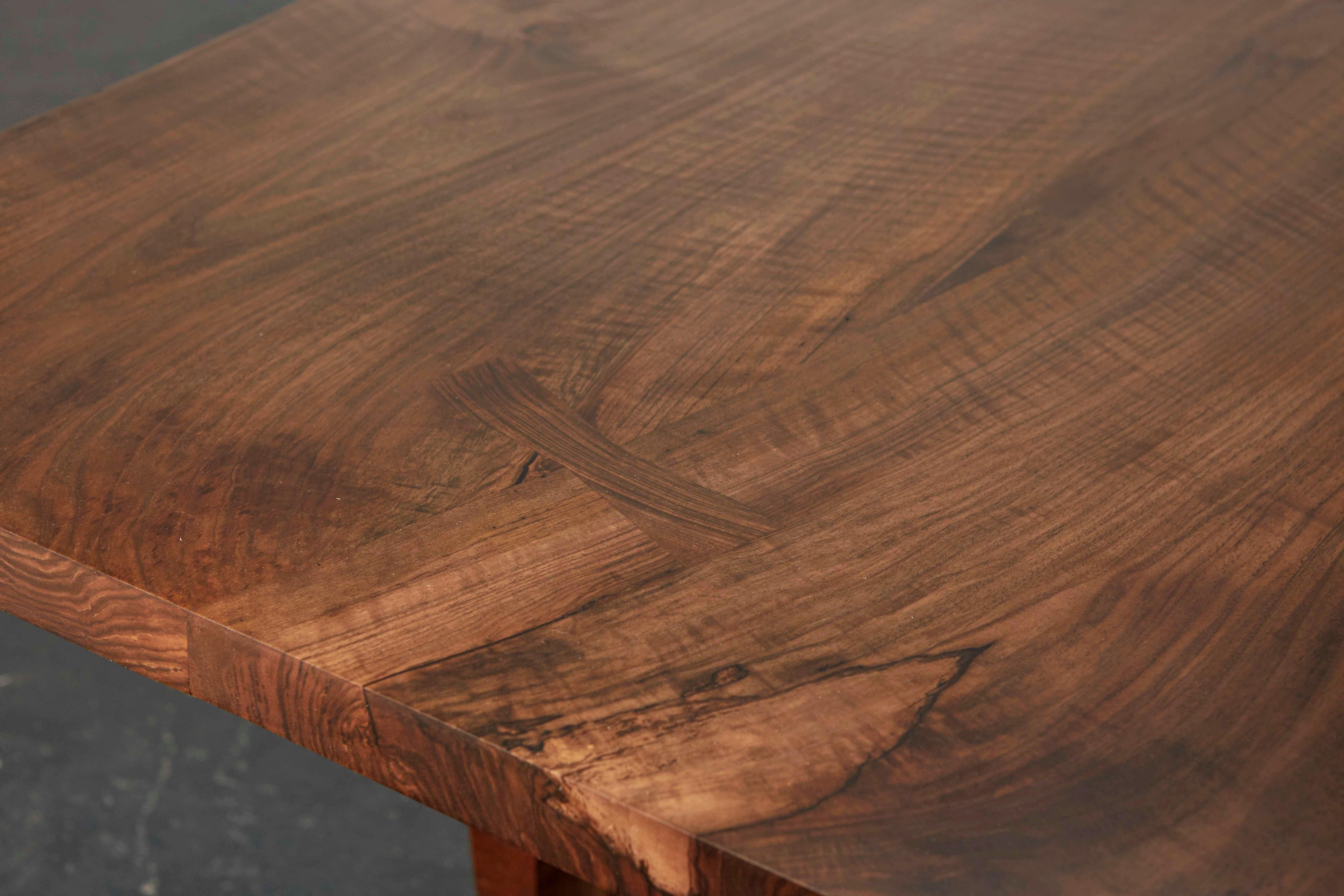 Ripple English Walnut Dining Table, on Trapeze Legs by Jonathan Field, 2020 2