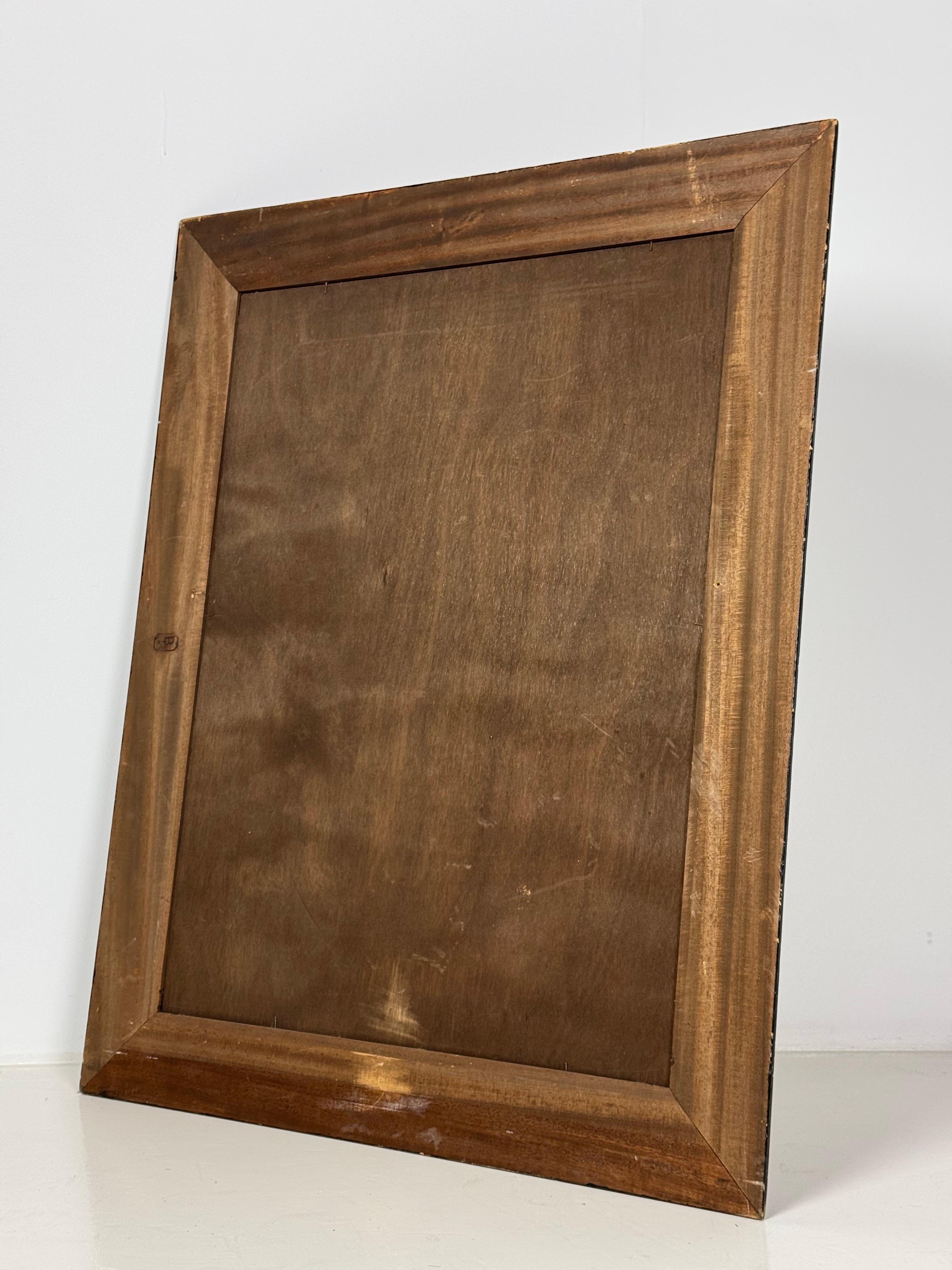 Espejo de marco ondulado Siglo XX francés en venta 3