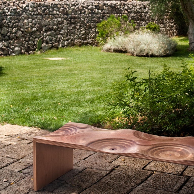 Contemporary Ripples Outdoor Bench by Toyo Ito For Sale