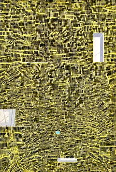 1969 "City 40" Risaburo Kimura Original Mid Century Abstract Silkscreen