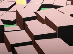 City 115, Silkscreen by Risaburo Kimura