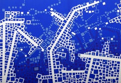 City 131, Silkscreen by Risaburo Kimura