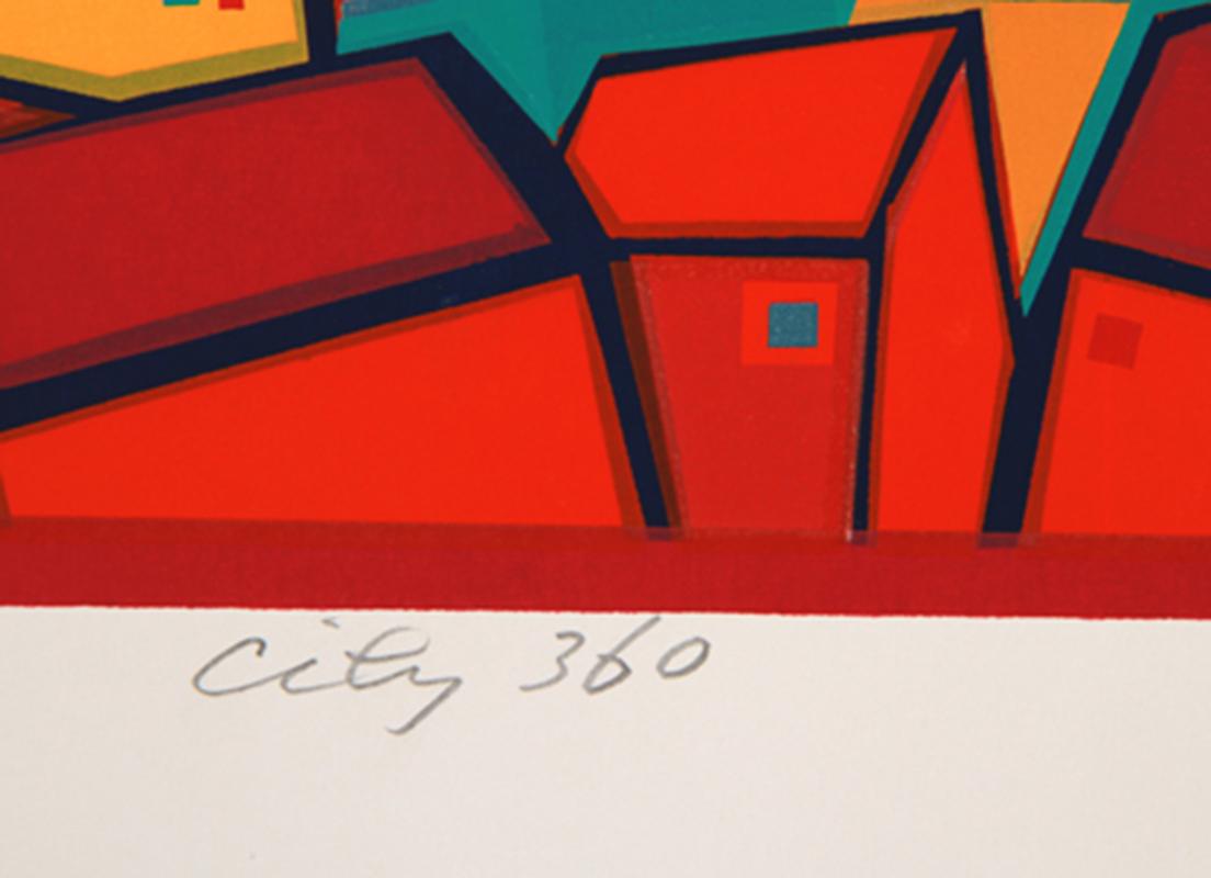 City 360, Serigraph by Risaburo Kimura For Sale 2
