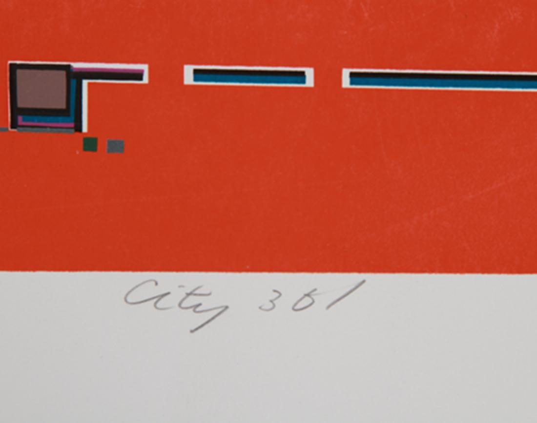 City 361, Serigraph by Risaburo Kimura For Sale 2