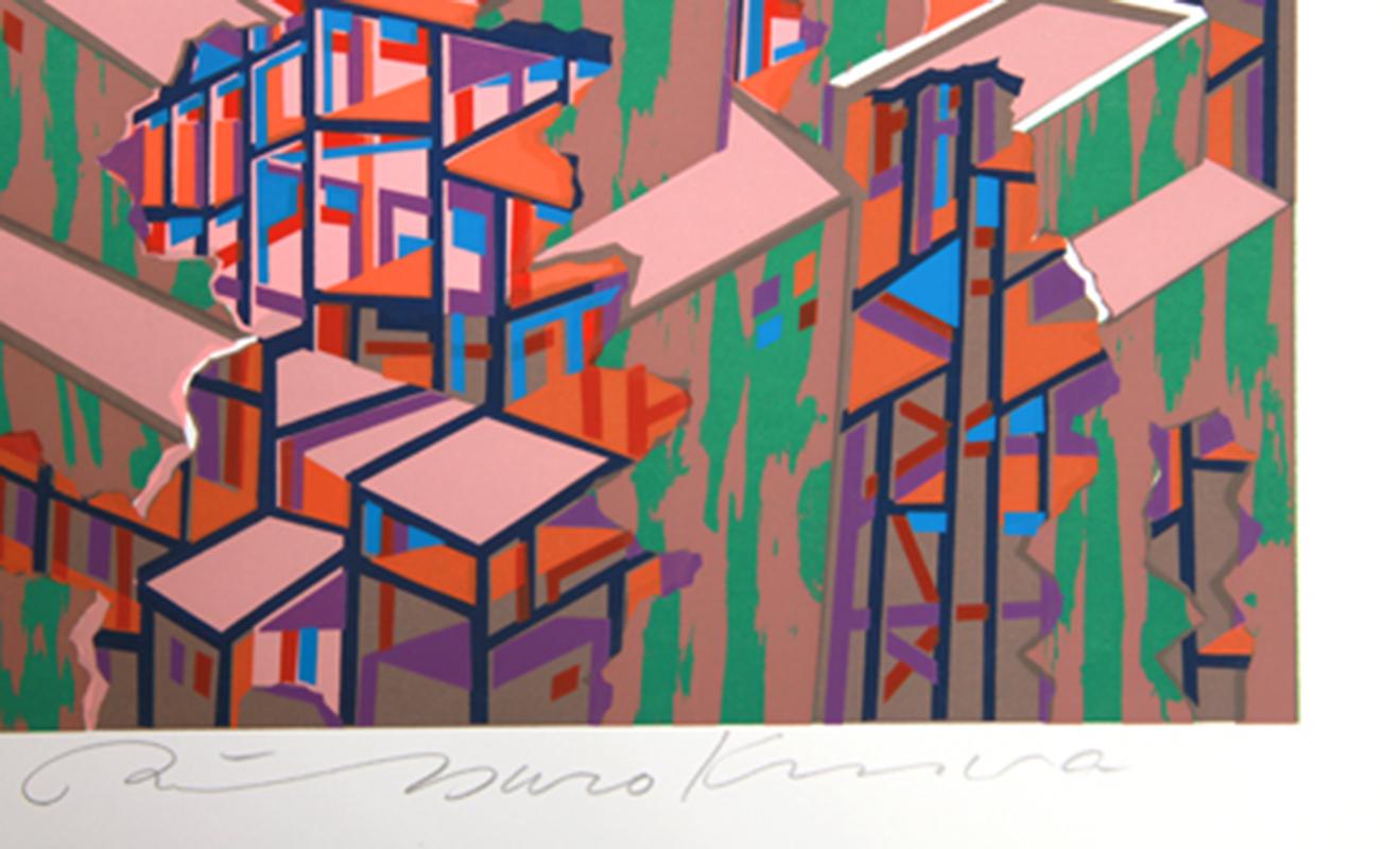 City 366, serigrafia di Risaburo Kimura in vendita 1