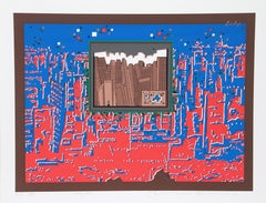 City 367, Serigraph by Risaburo Kimura