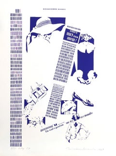 Ciudad 57, Serigrafía geométrica de Risaburo Kimura