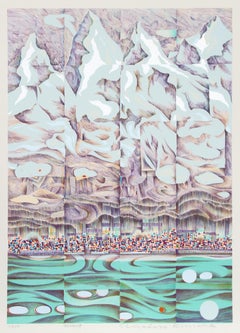 Geneva, 1973 Silkscreen by Risaburo Kimura