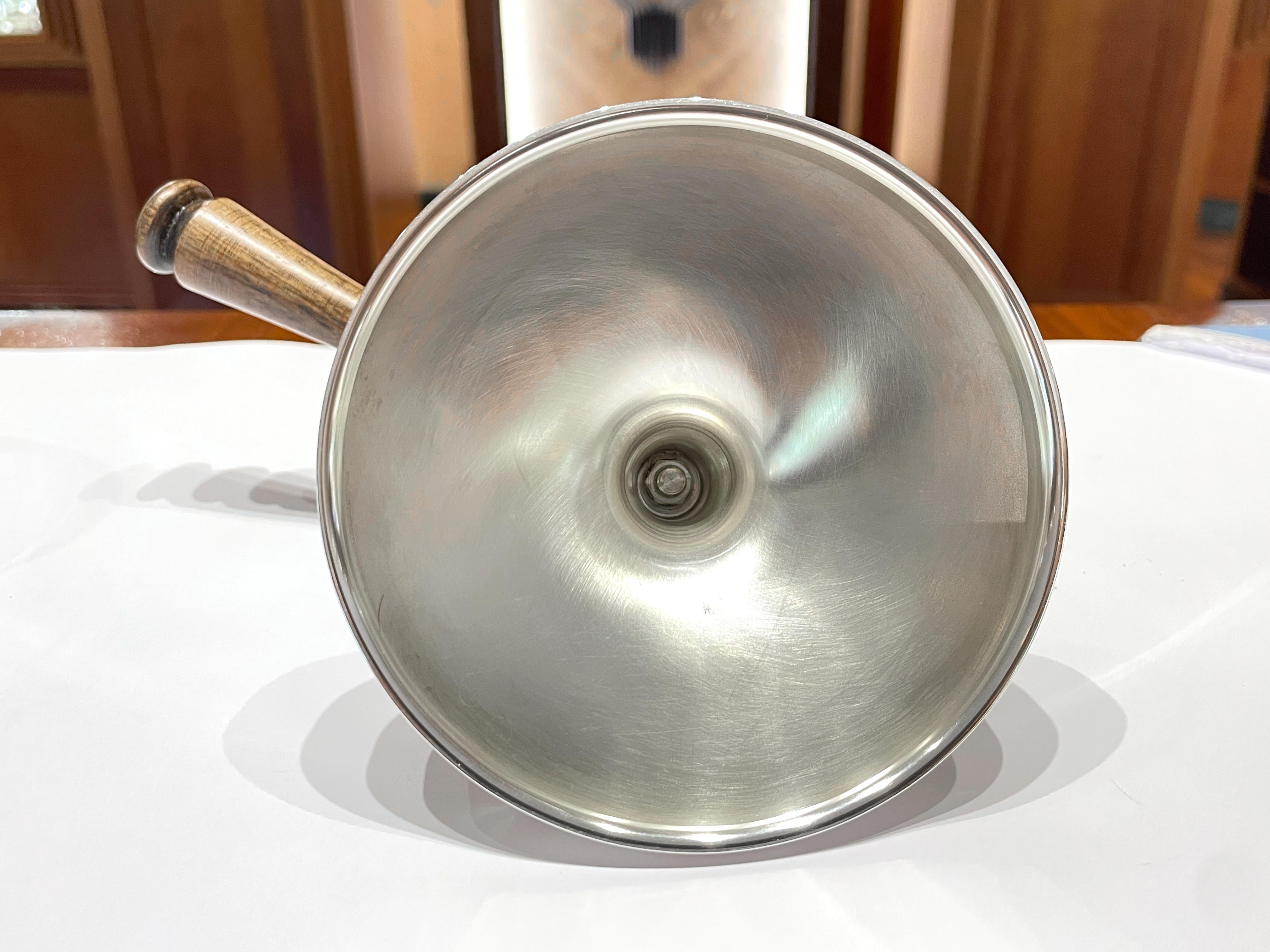 Cognac and brandy heater in 925 sterling silver For Sale 6
