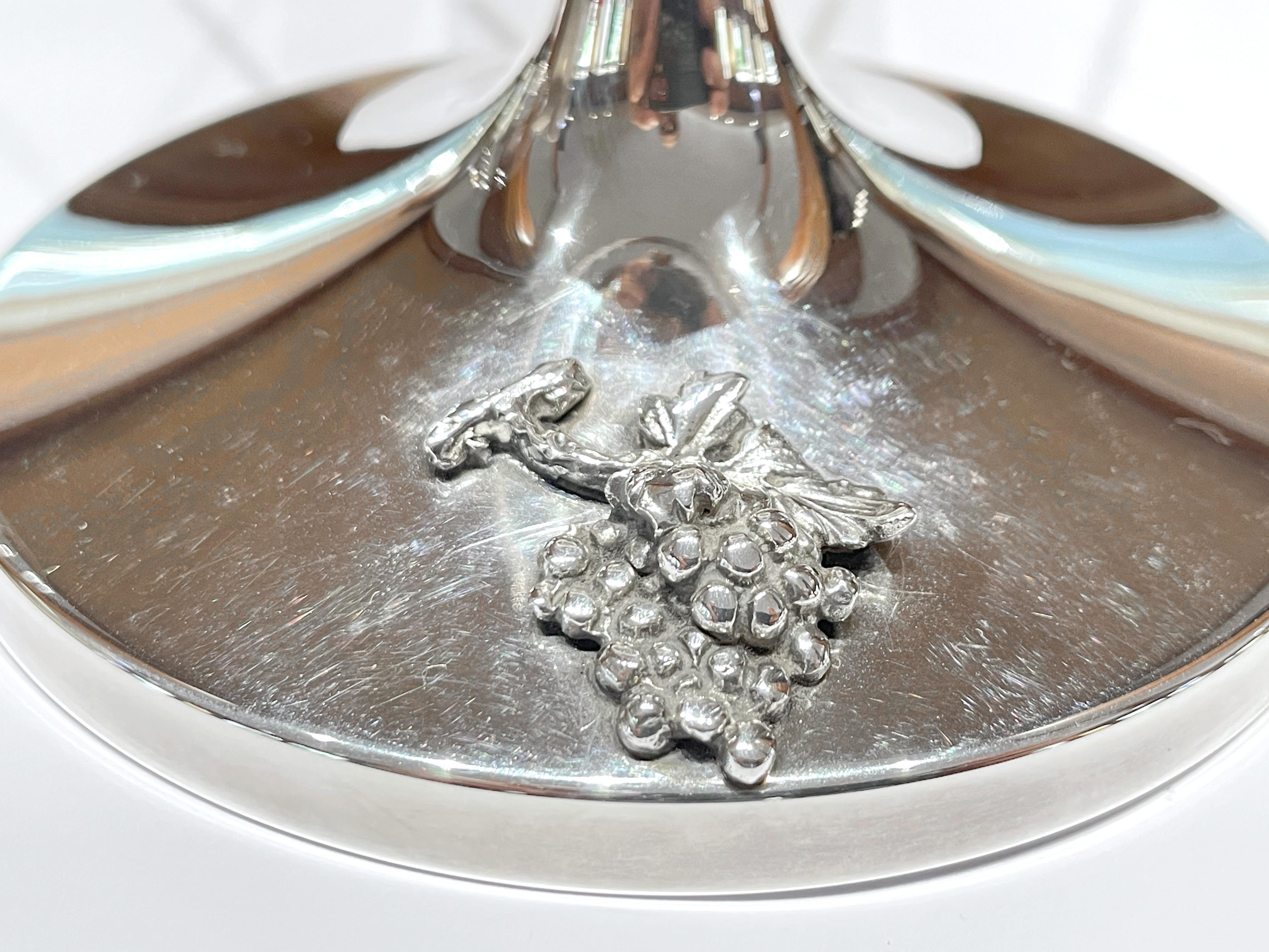 Cognac and brandy heater in 925 sterling silver For Sale 9