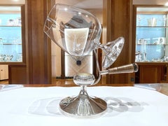 Calentador de coñac y brandy en plata de ley 925