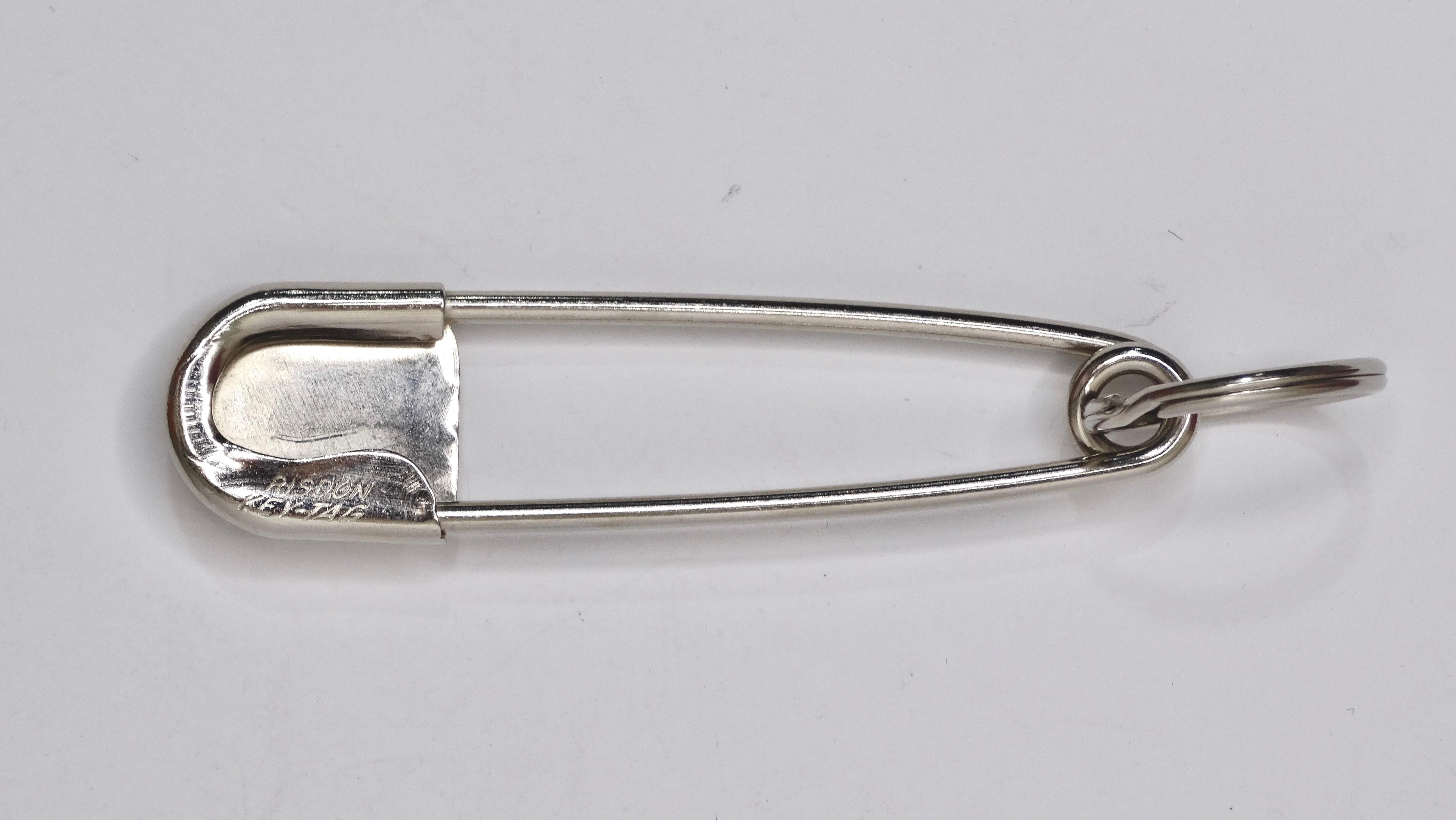 safety pin keychain