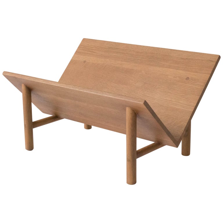 Rise Bookstand by Sun at Six, Sienna Minimalist Bookstand or Bookcase in Wood For Sale