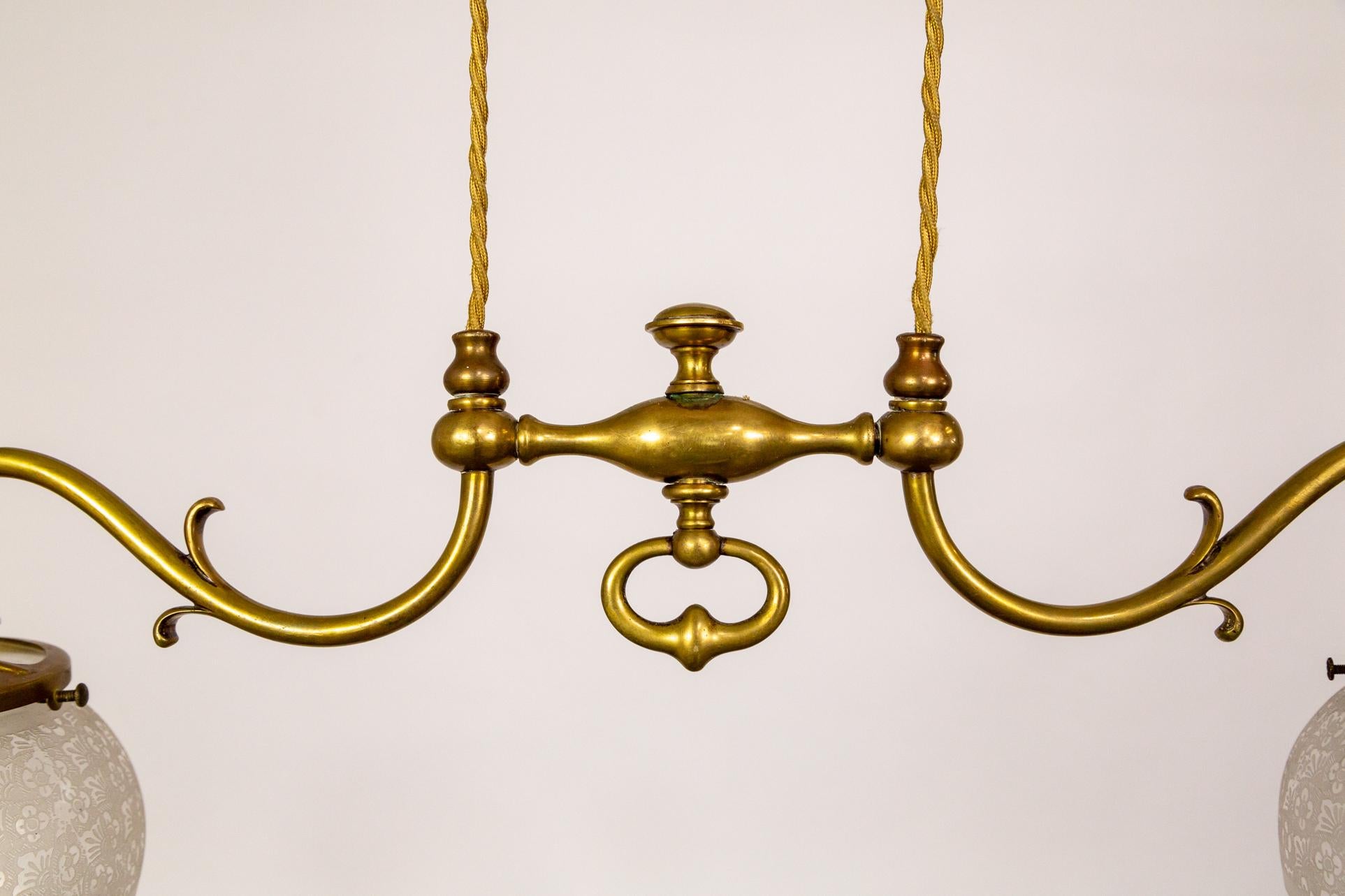 Rise & Fall Chandelier w/ Decorative Torpedo Shades 6