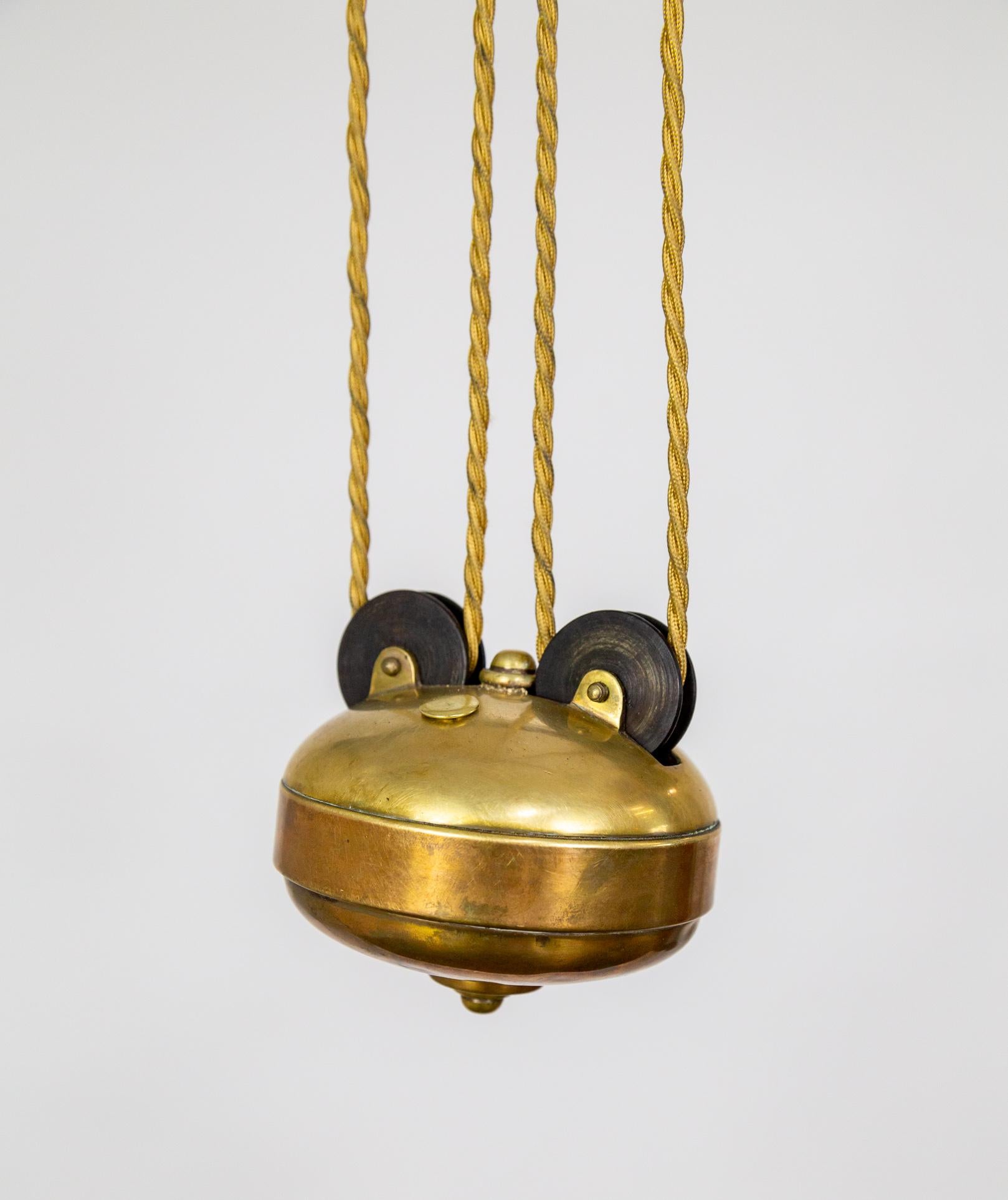 Rise & Fall Chandelier w/ Decorative Torpedo Shades 1