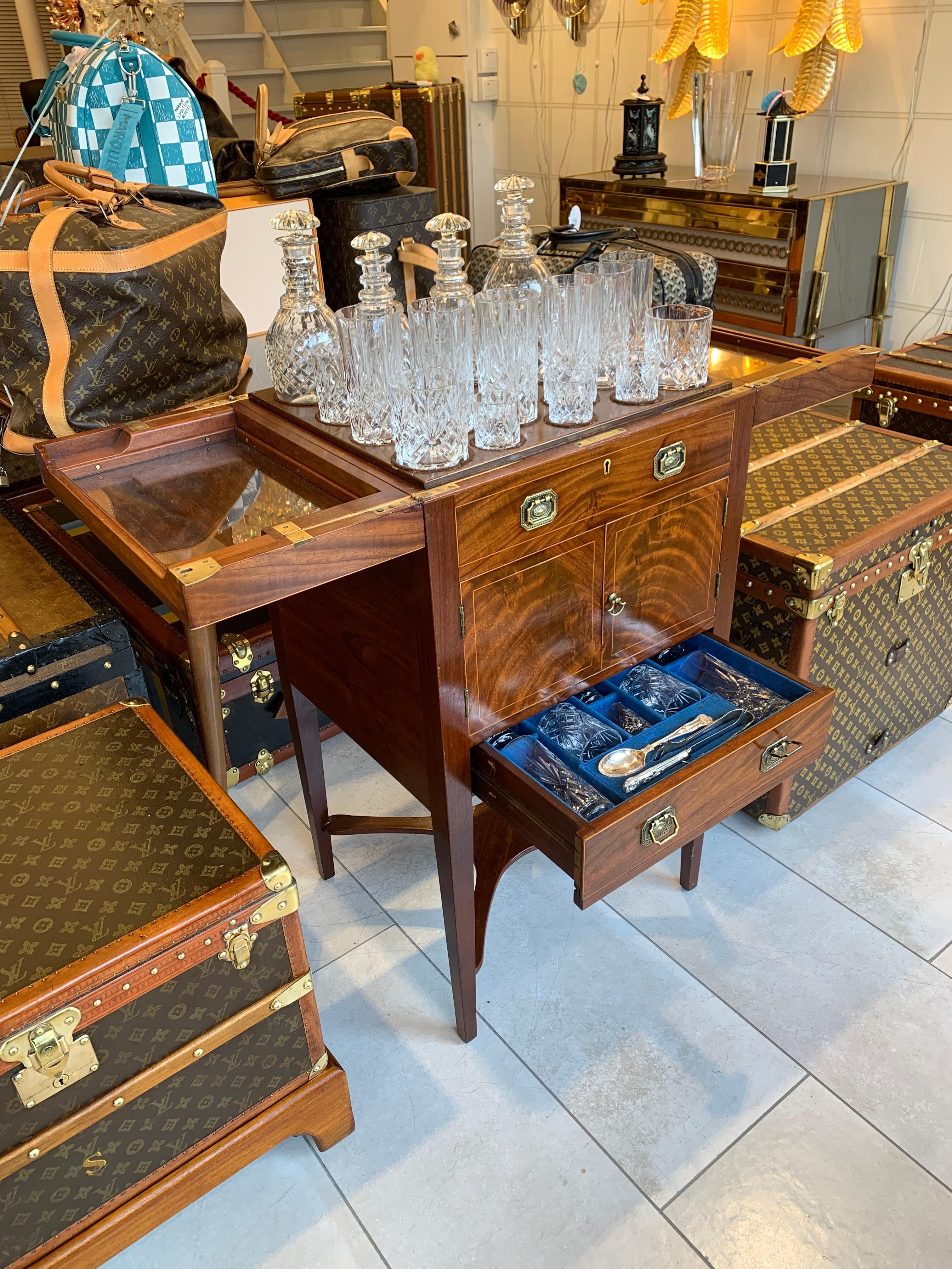Rising Drink Cabinet, Cocktail Bar, Dry Bar, Folding Bar, Pop Up Bar For Sale 10